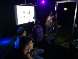 Houston Texas birthday party idea - video game truck party